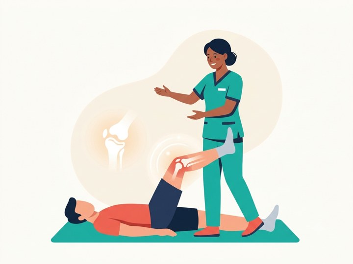 Ortopedik Rehabilitasyon illüstrasyonu